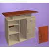 Drzwi z zamkiem do lady LK7 i LK8 limba, limba czekoladowa